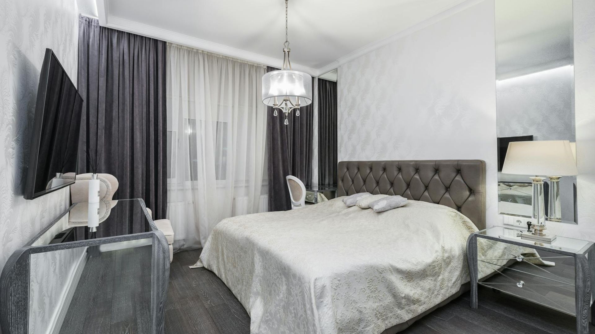 Serene yoga space with minimalist decor and soft lighting.